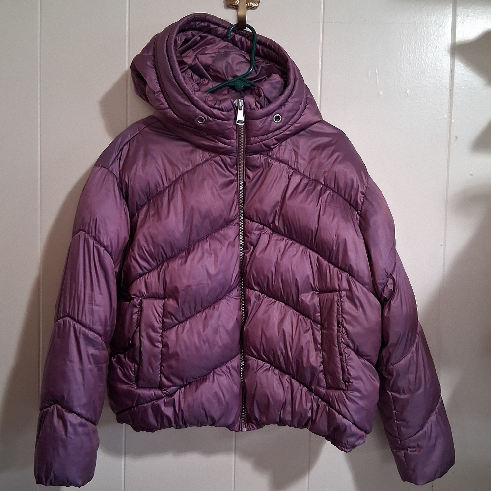 Nordstrom Women's Puffer Jacket in Rich Purple